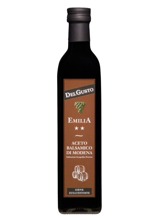 DUE STELLE Aceto Balsamico di Modena I.G.P. 2 Jahre barrique - Bio-Vegan