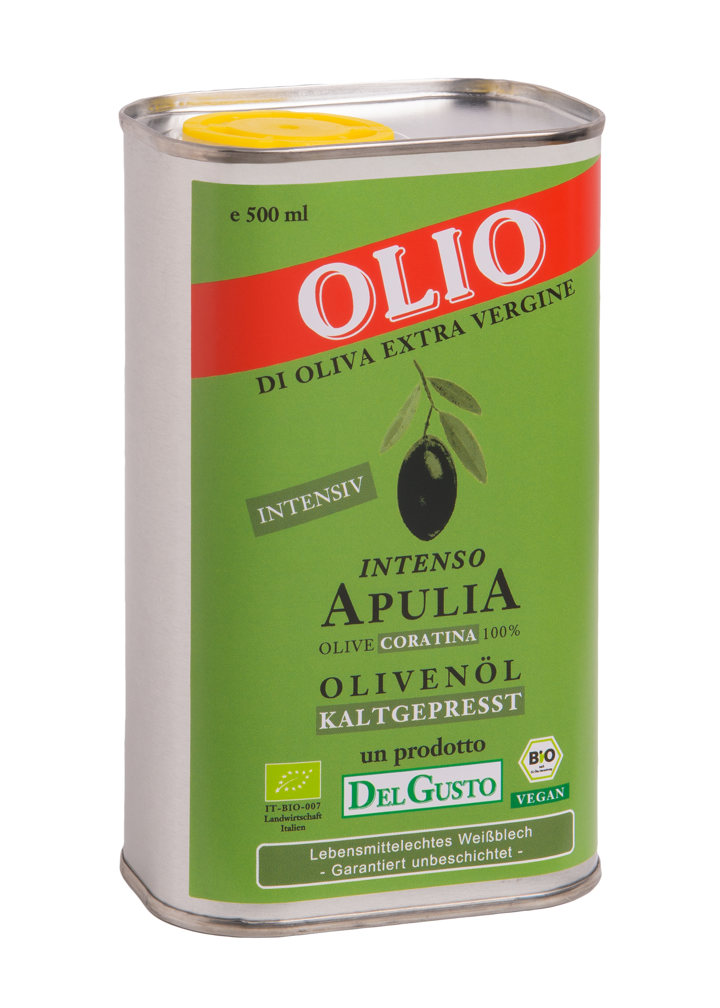 INTENSO Olivenöl - Bio-Vegan